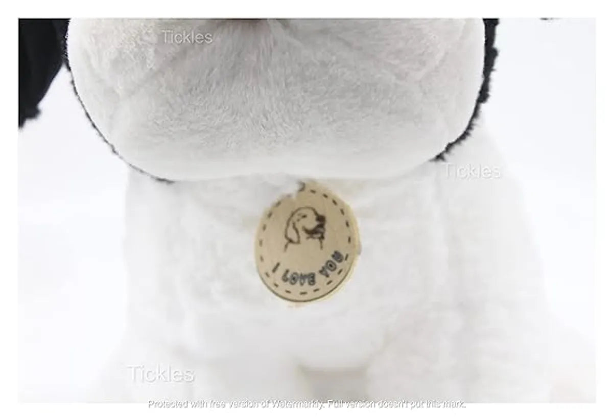 Cute Plush Kids Toy Dog Black