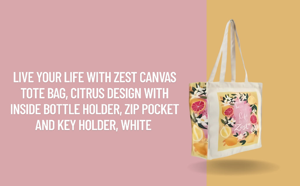 Live Your Life With Zest - Box Tote Bag