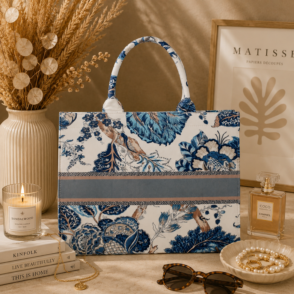 Elegant Floral Print Customize Hand Bag For Women — image 4