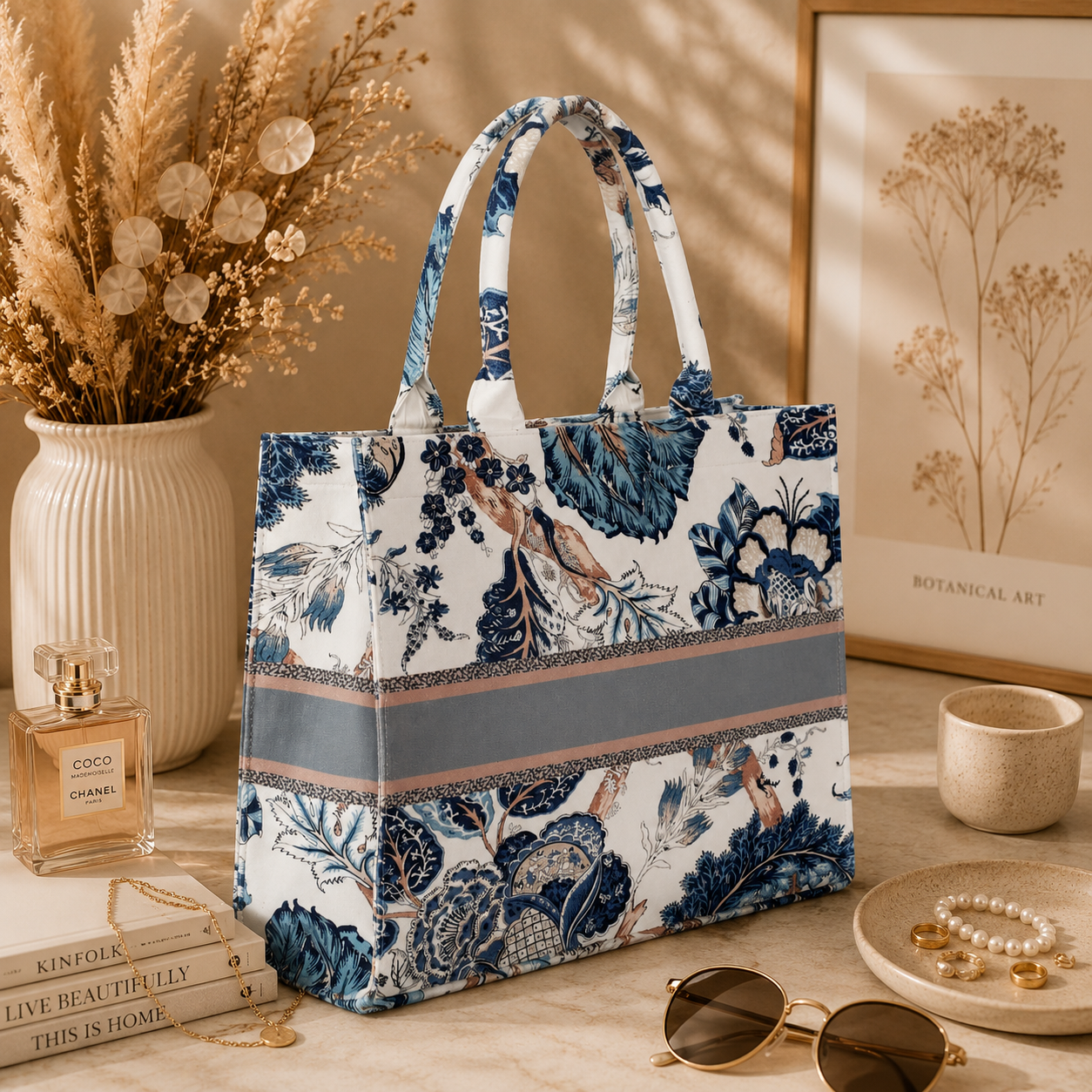 Elegant Floral Print Customize Hand Bag For Women — image 5