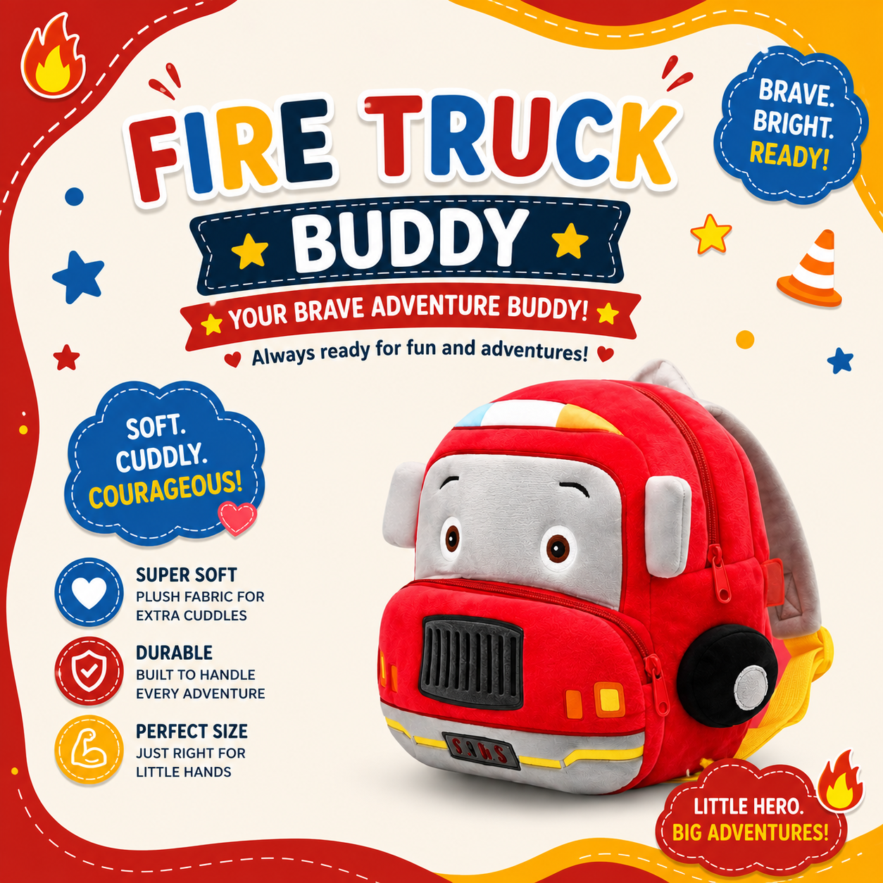 Fire Truck Adventure Buddy