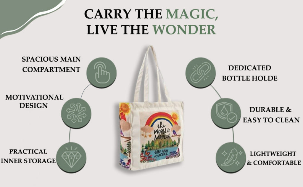 The World Is Magical - Box Tote Bag