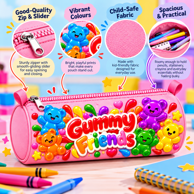 Gummy Friends Pencil Pouch