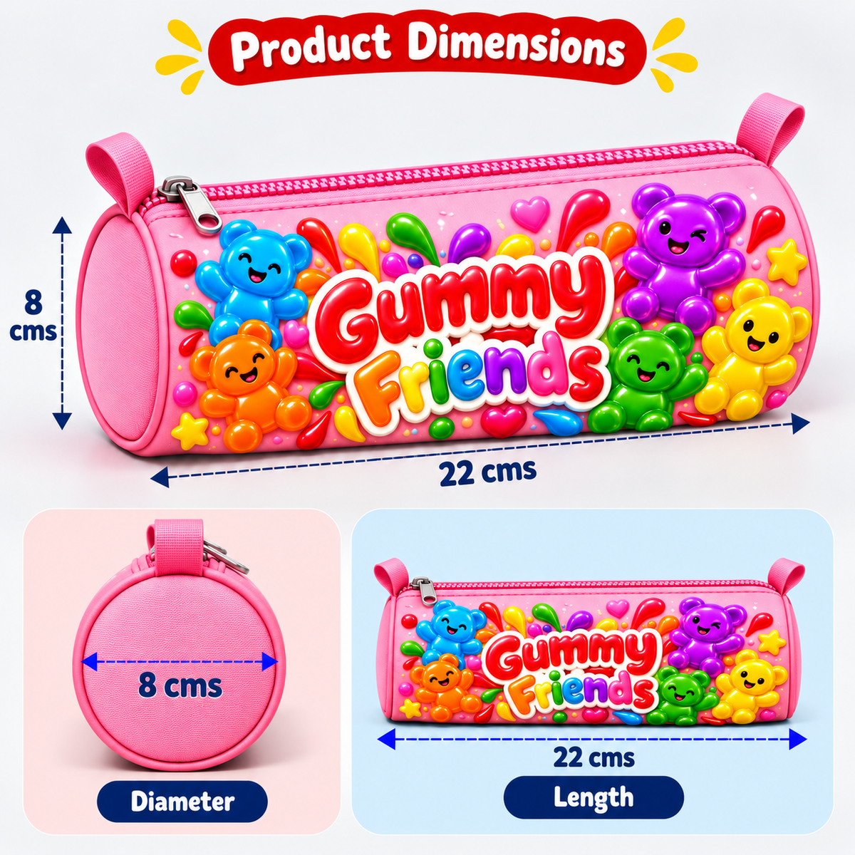Gummy Friends Pencil Pouch