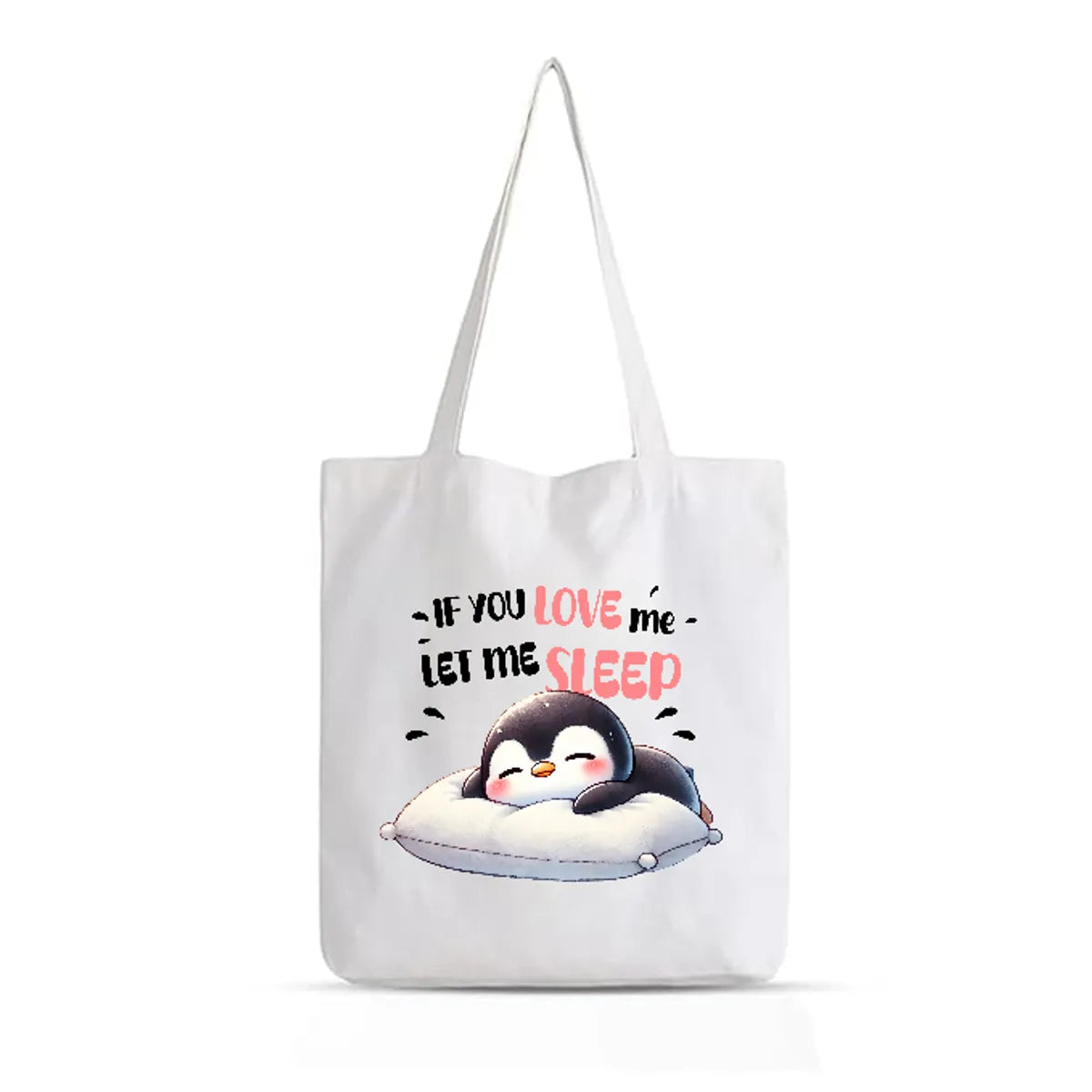 If You Love Me - Printed Tote Bag