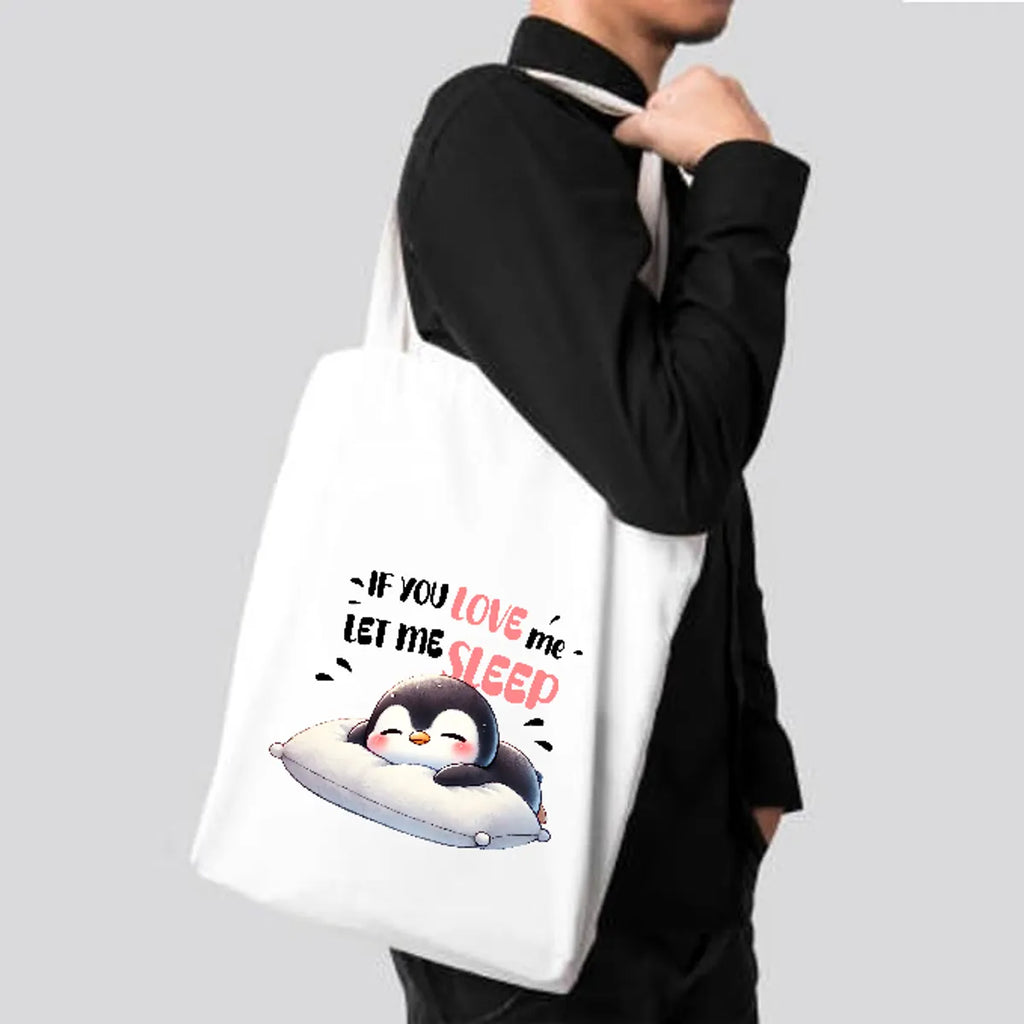 If You Love Me - Printed Tote Bag