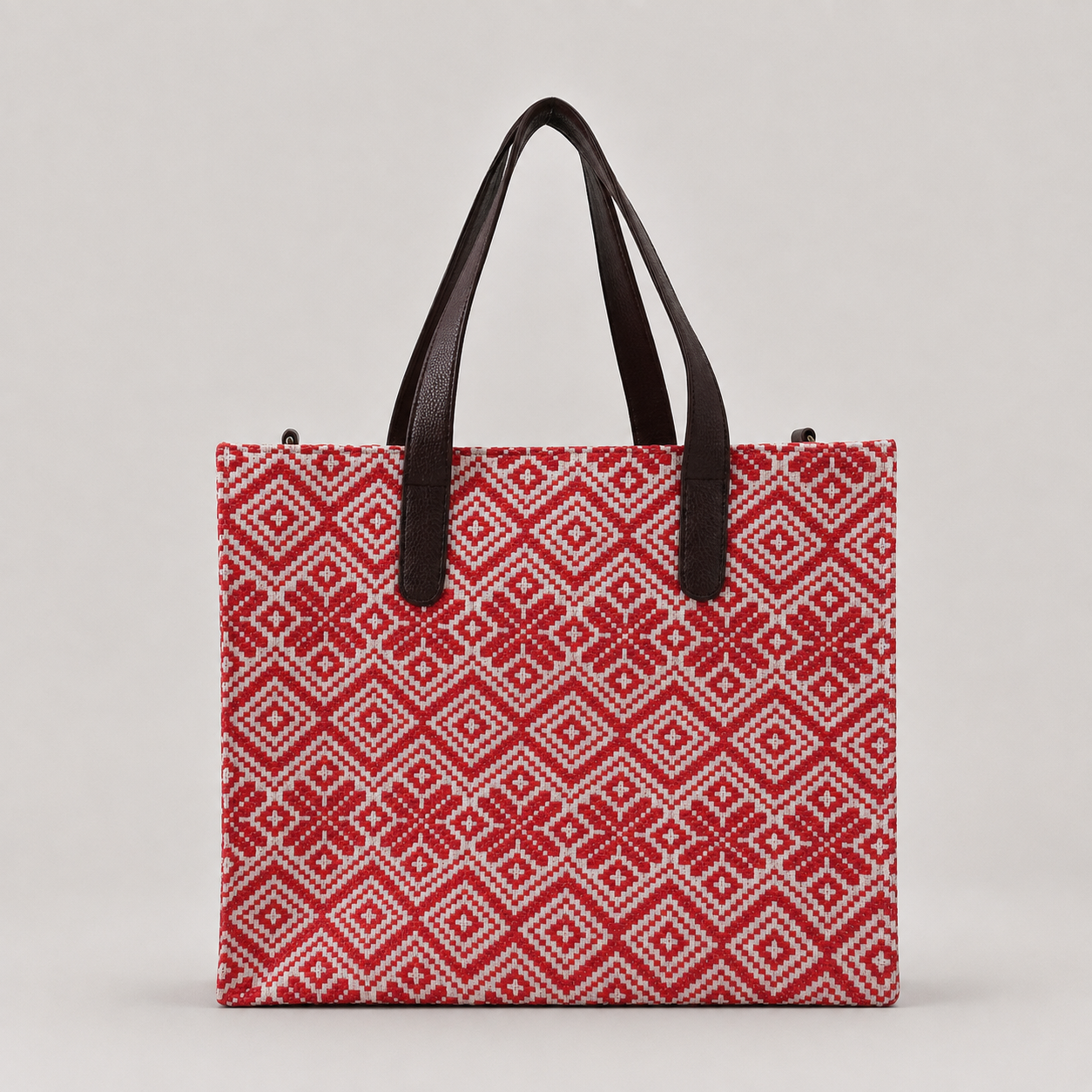 Red Premium Patterned Hand Bag For Women — image 3