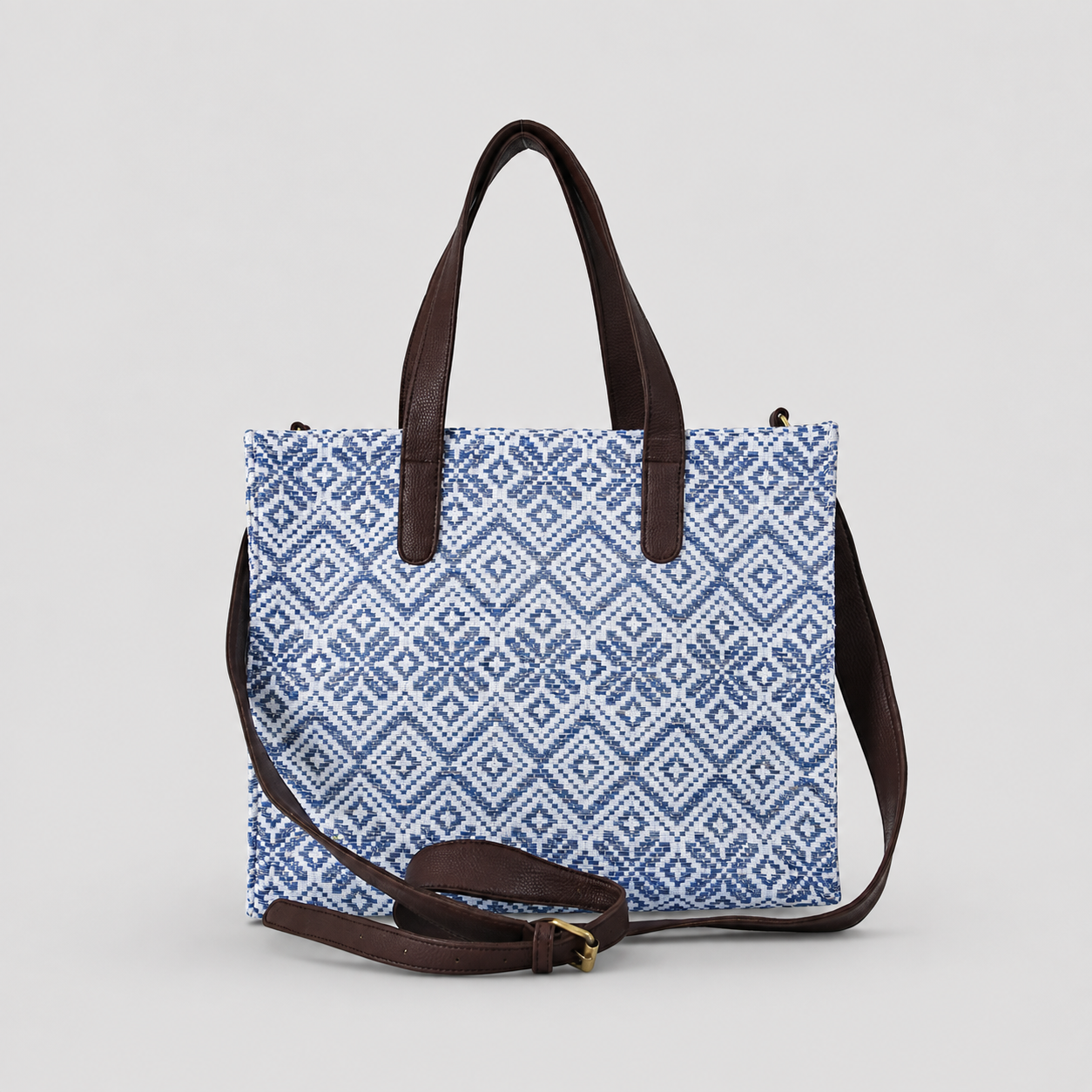 Blue Premium Handwoven Hand Bag For Women — image 2