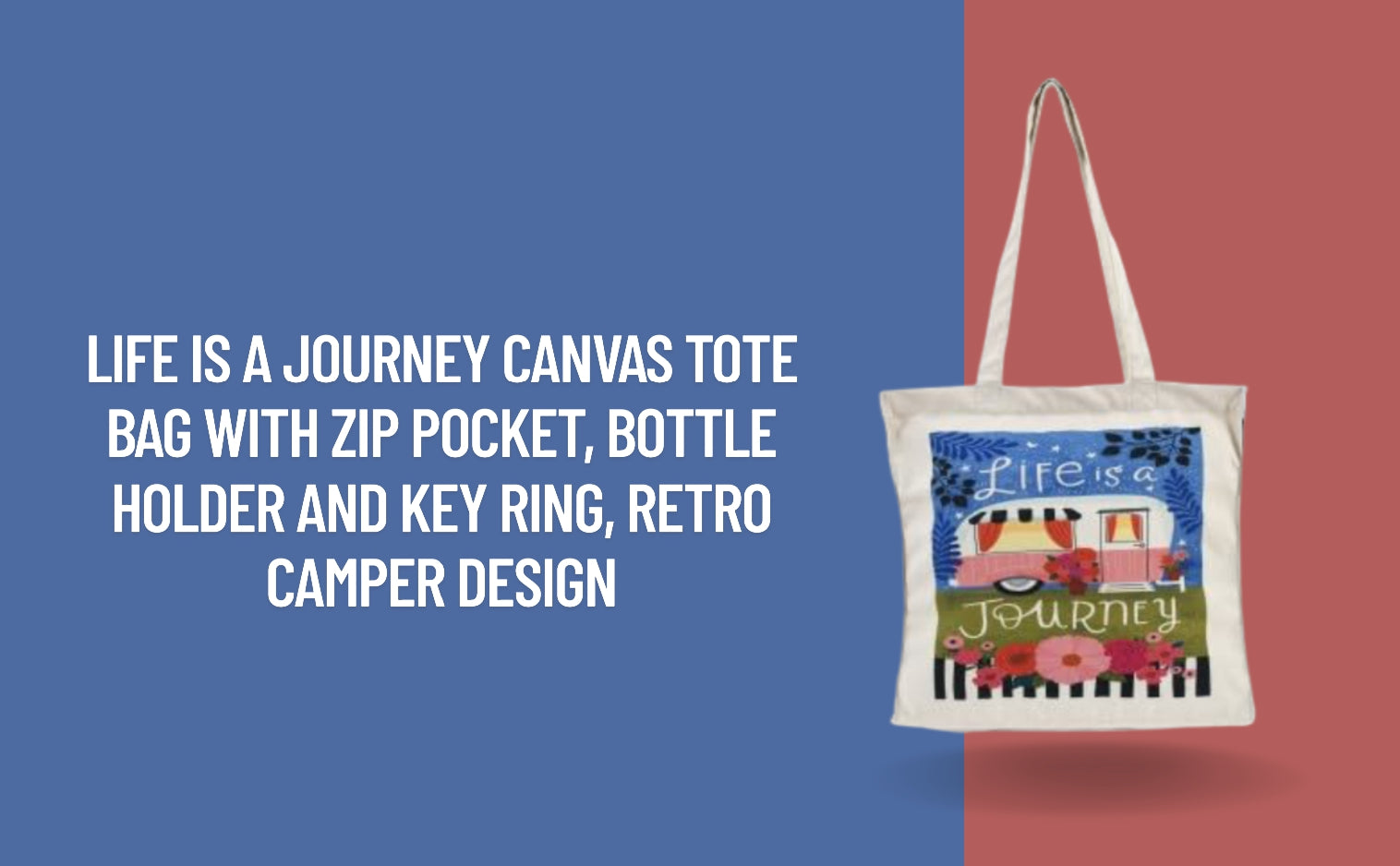 Life Is A Journey - Box Tote Bag