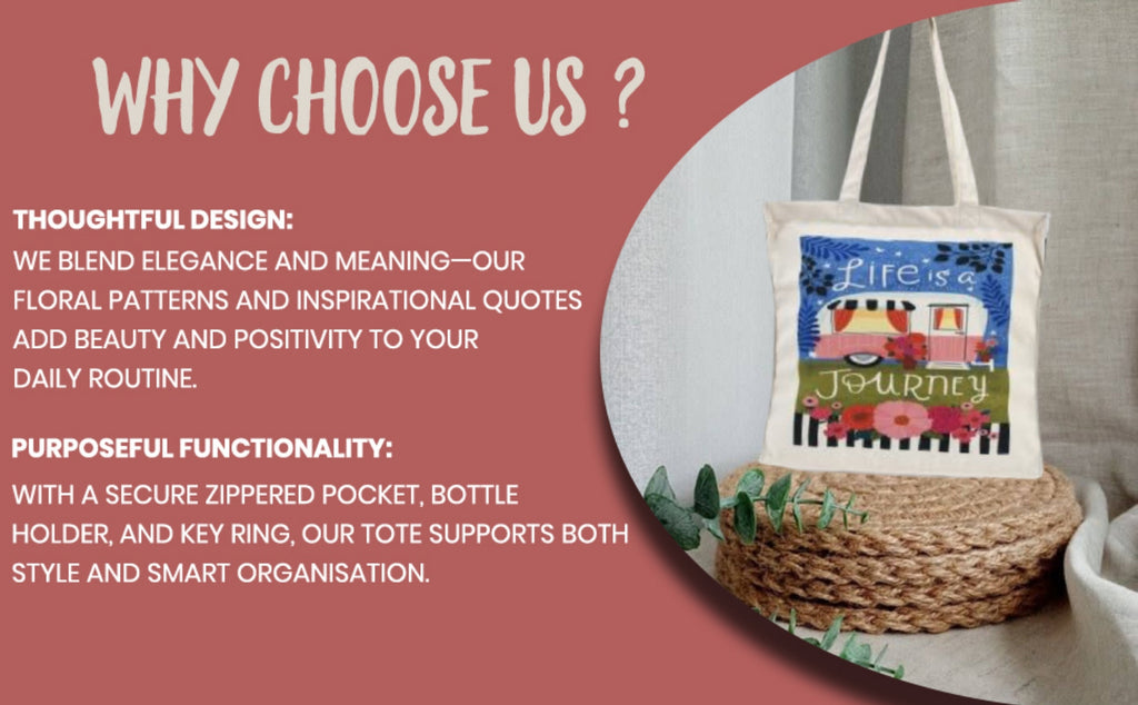 Life Is A Journey - Box Tote Bag