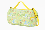 Kids Duffel Bag Light Green  with Candies & Toffees Print