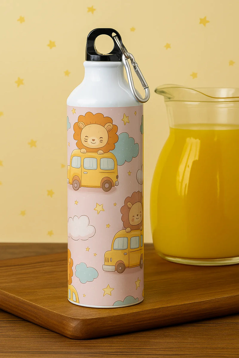 Kids Lion Cartoon Water Bottle