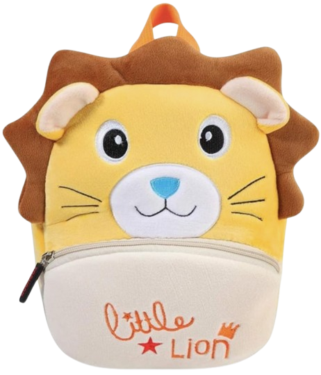 Little Lion Soft Plush Kids Backpack