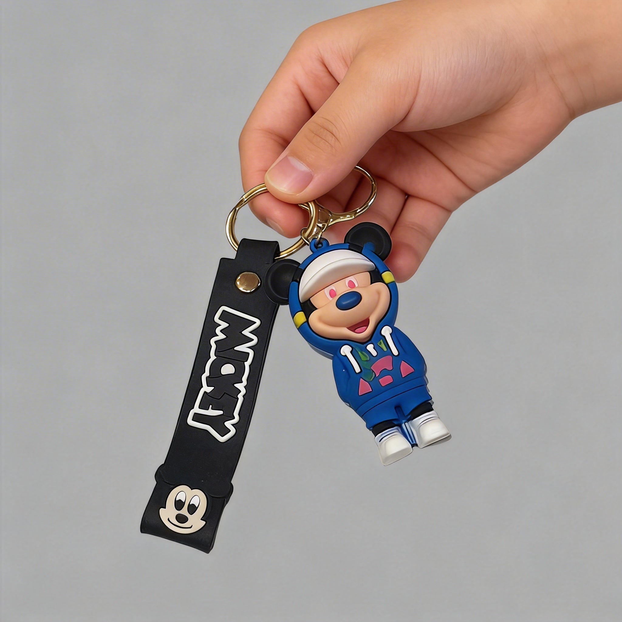 Mickey Mouse Cute Silicone Keyring Accessories for Kids