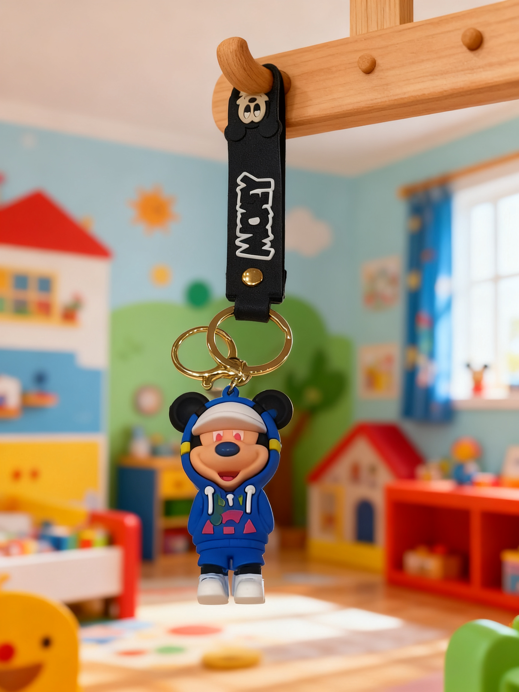 Mickey Mouse Cute Silicone Keyring Accessories for Kids