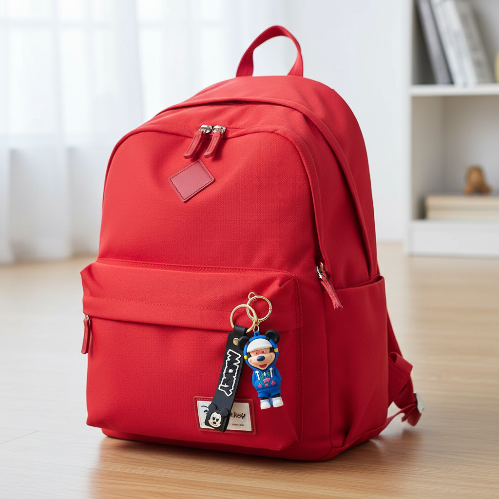 Mickey Mouse Cute Silicone Keyring Accessories for Kids