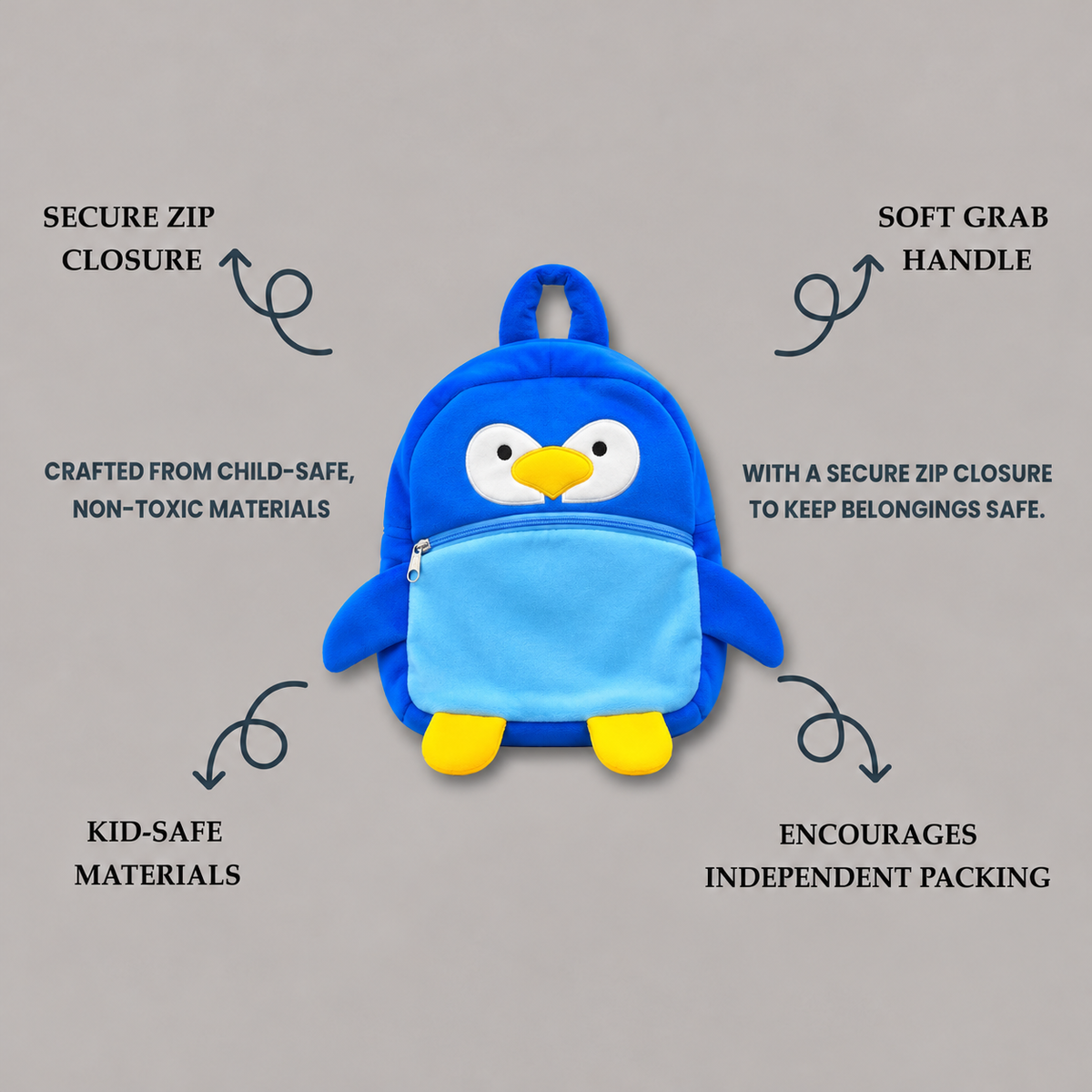 Blue Penguin Adventure Buddy