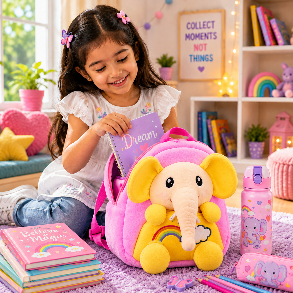 Pink Elephant Adventure Buddy