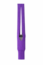 Knitted Stretchable Sling Crossbody Sling - Purple