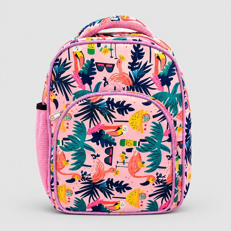 Tropical Flamingo Kids Backpack — image 1