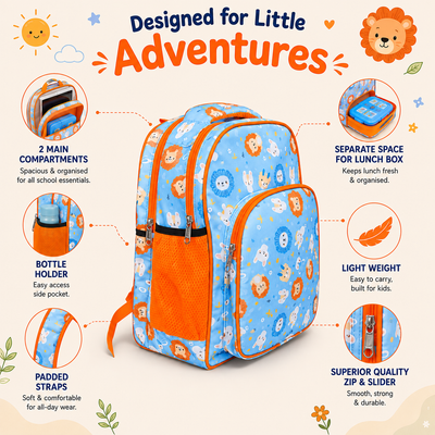 Lion & Bunny Backpack — image 4