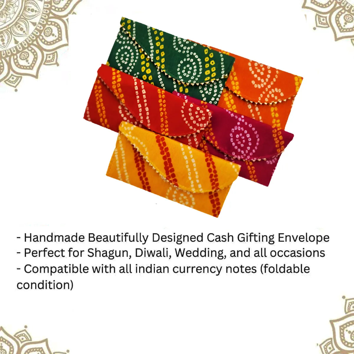 Pack Of 5 Wedding Shagun Envelopes