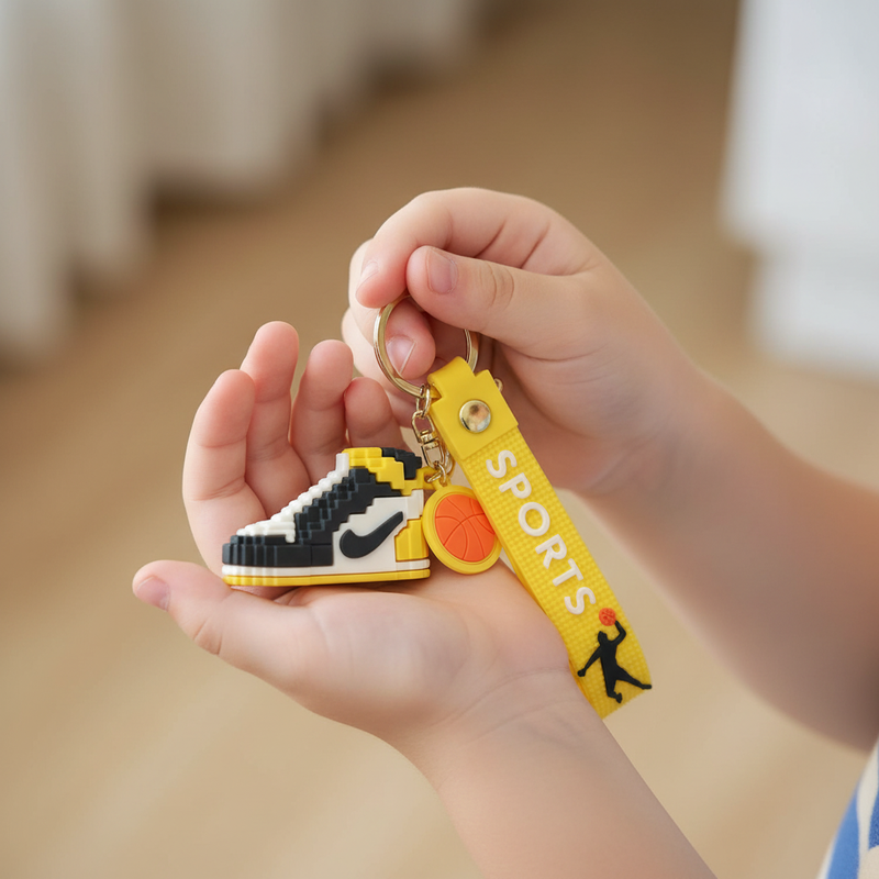 Shoe Silicone Keyring Accessories for Kids