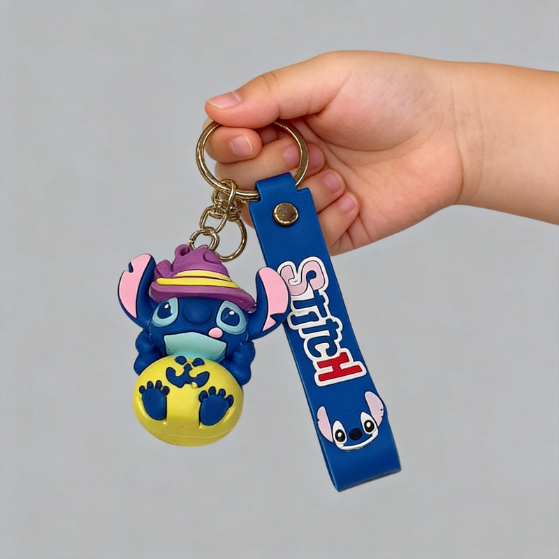 Stitch Silicone Keyring Accessories for Kids