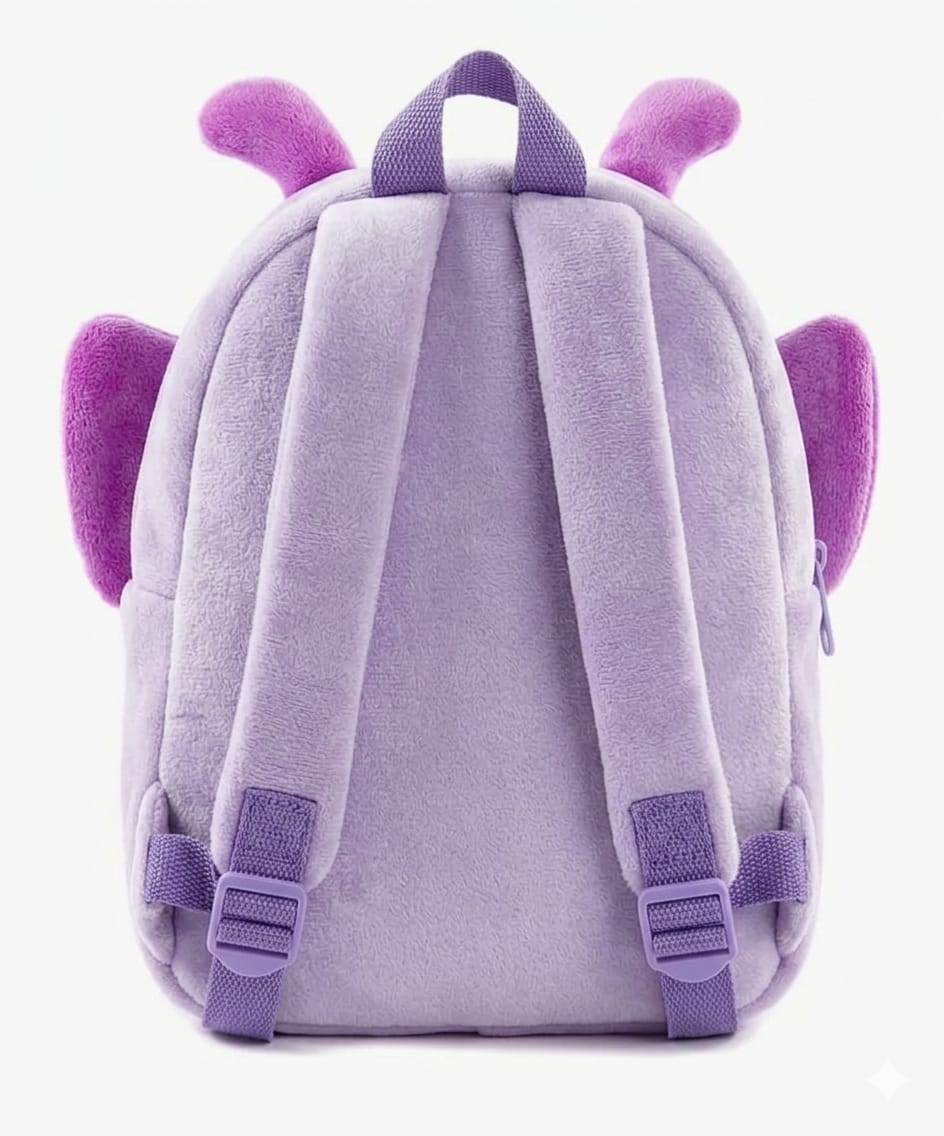 Butterfly Soft Plush Kids Backpack
