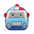 Police Car Soft Plush Kids Backpack