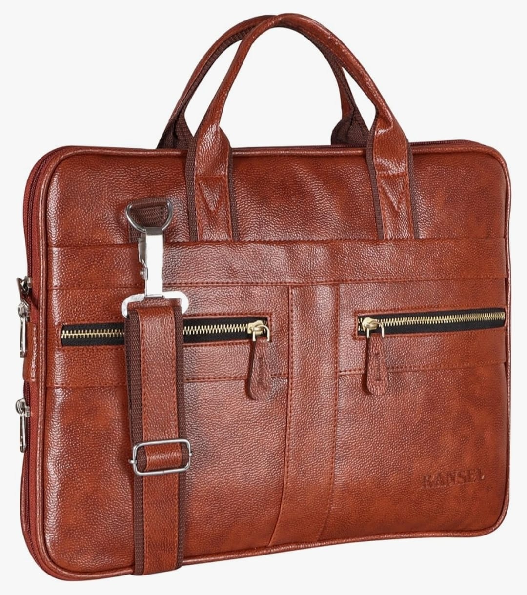 Classic Light Brown Laptop Bag