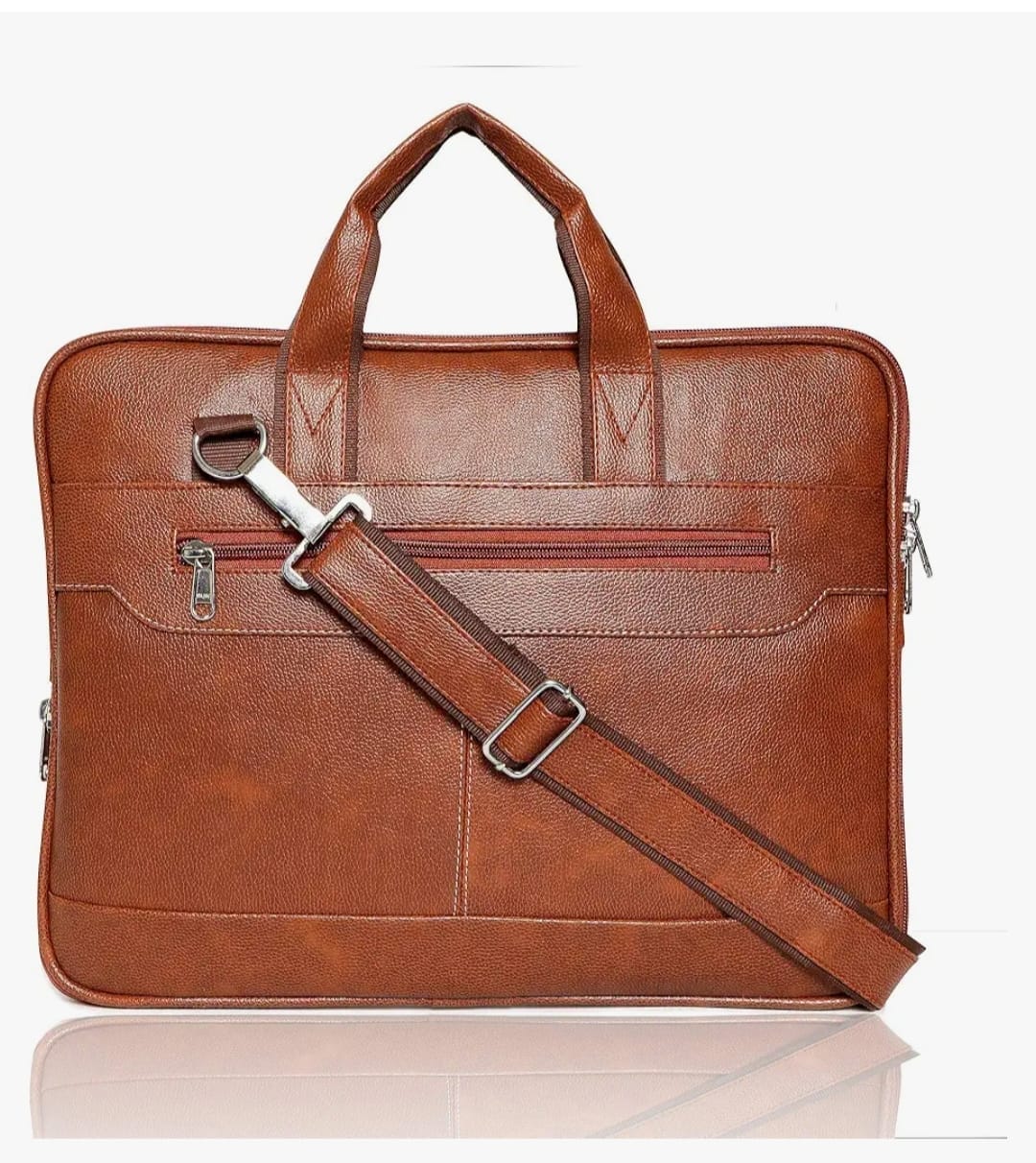 Classic Light Brown Laptop Bag