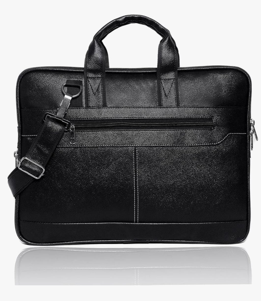 Premium Black  Laptop Briefcase – Smart, Structured & Professional
