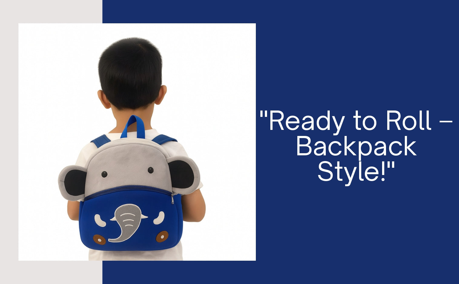 Jumbo Elephant Soft Plush Kids Backpack