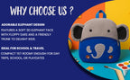 Jumbo Elephant Soft Plush Kids Backpack