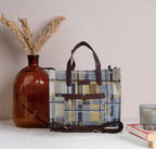Blue Premium Denim Patterned Hand Bag For Women