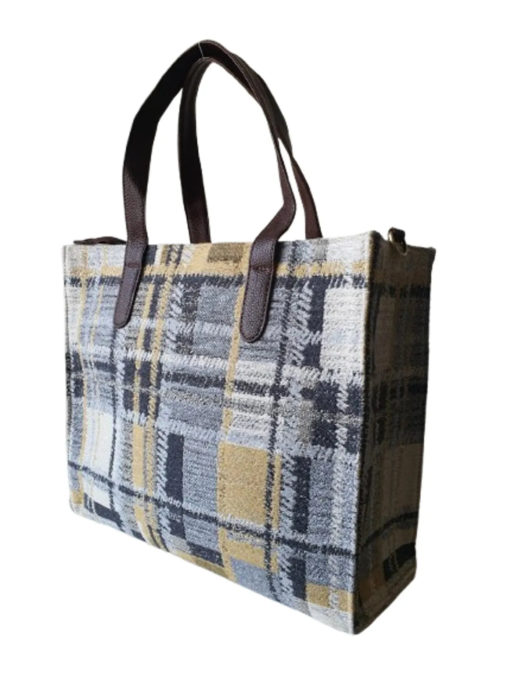 Blue Premium Denim Patterned Hand Bag For Women