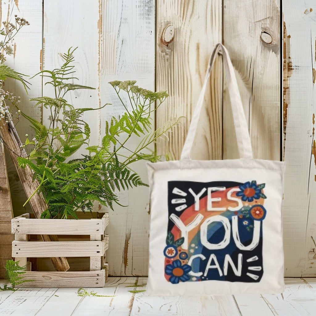 Yes You Can - Box Tote Bag