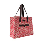 Red Premium Patterned Hand Bag For Women