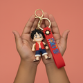 Luffy Silicone Keyring Accessories for Kids