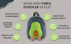 Avacado Soft Plush Kids Backpack
