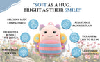 Bumble Bee Soft Plush Kids Backpack
