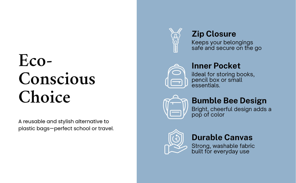 Bumble Bee Soft Plush Kids Backpack