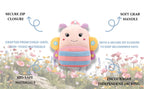 Bumble Bee Soft Plush Kids Backpack