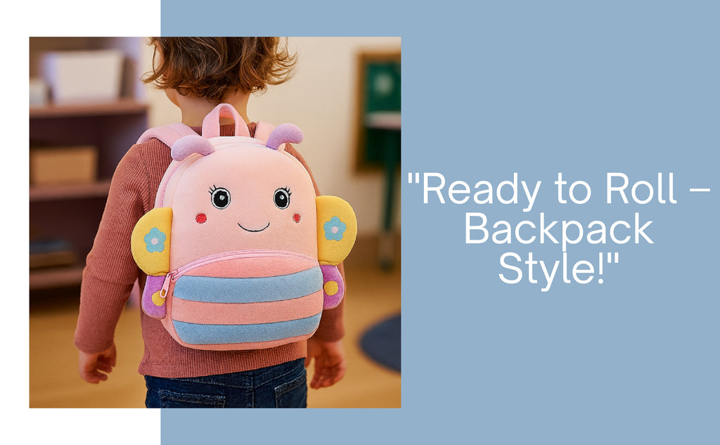 Bumble Bee Soft Plush Kids Backpack