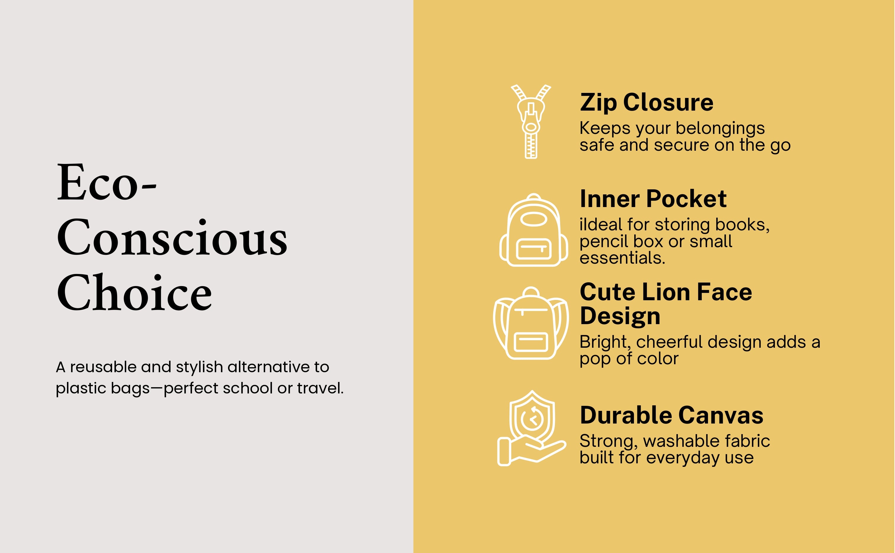 Little Lion Soft Plush Kids Backpack