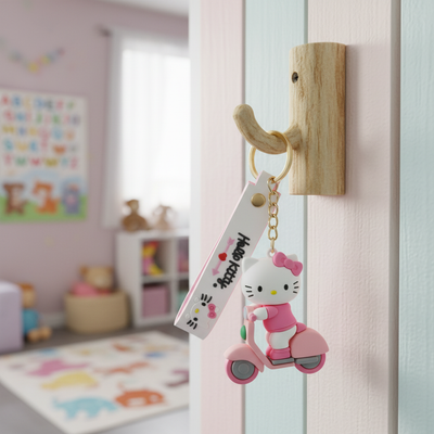 Hello Kitty Silicone Keyring Accessories for Kids