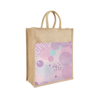 Pink Re Usable Jute Shopping Bags