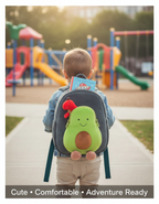 Avacado Soft Plush Kids Backpack