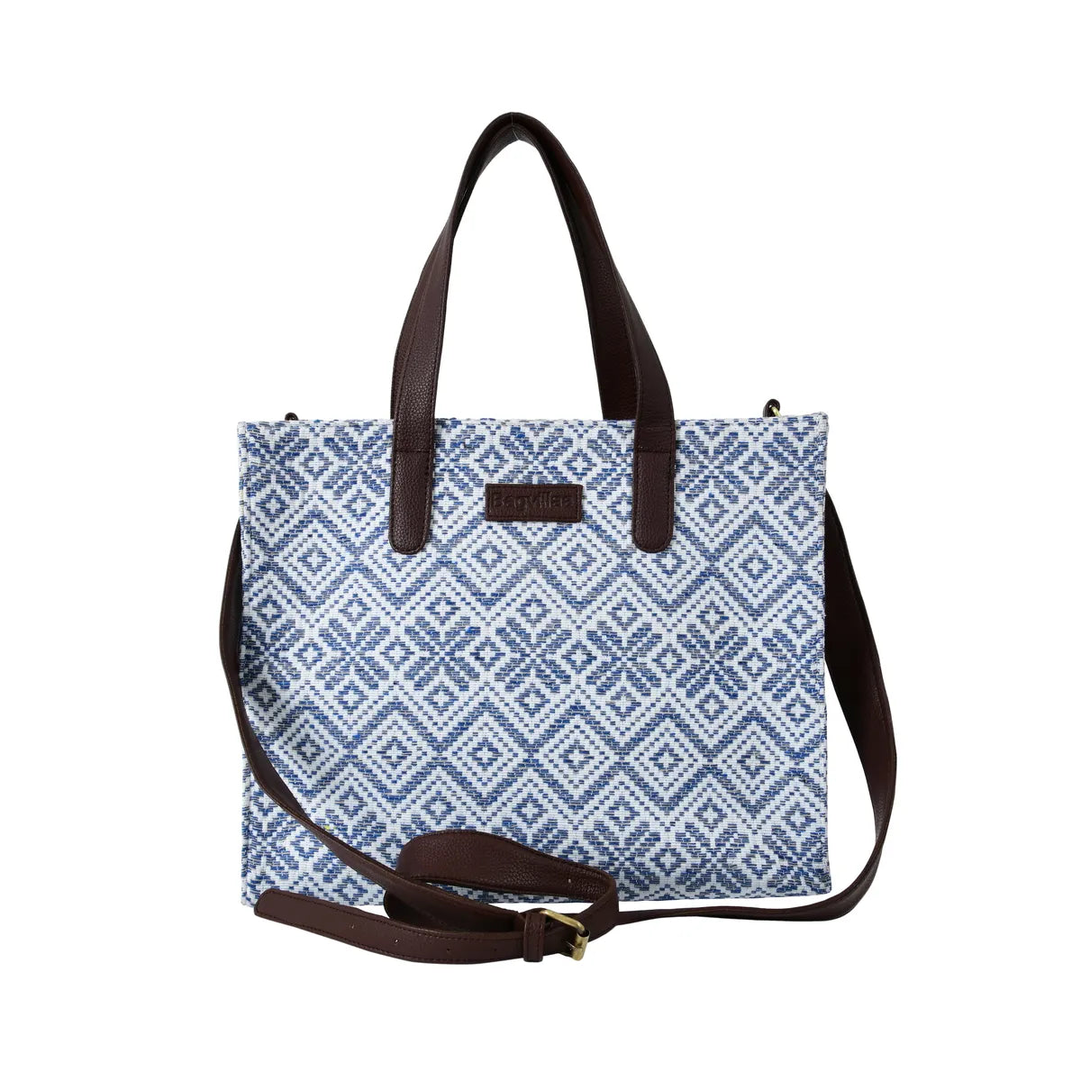 Blue Premium Handwoven Hand Bag For Women